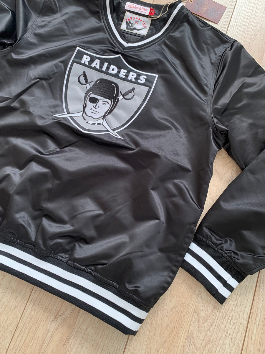 Las Vegas Raiders Mitchell & Ness Pull Over Satin Jacket – Time Out Sports