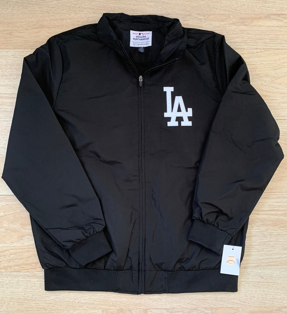 Los Angeles Dodgers Black Team Logo Windbreaker Jacket – Time Out Sports