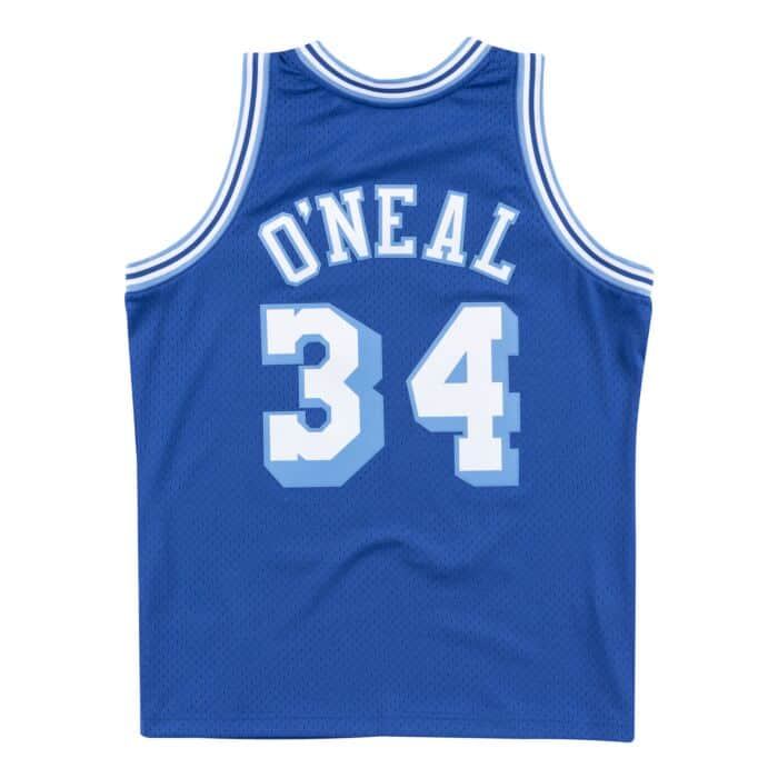 Mitchell & Ness Shaquille O'Neal Lakers 1996-97 Swingman Jersey Black &  Light Blue