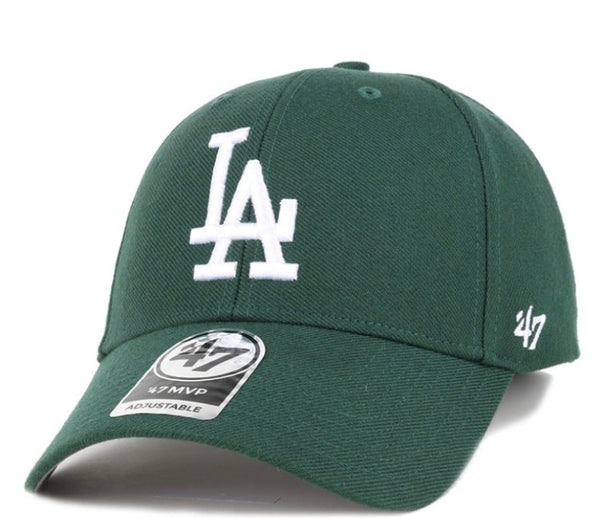 47 Los Angeles Dodgers MVP Adjustable Sandalwood Green Hat