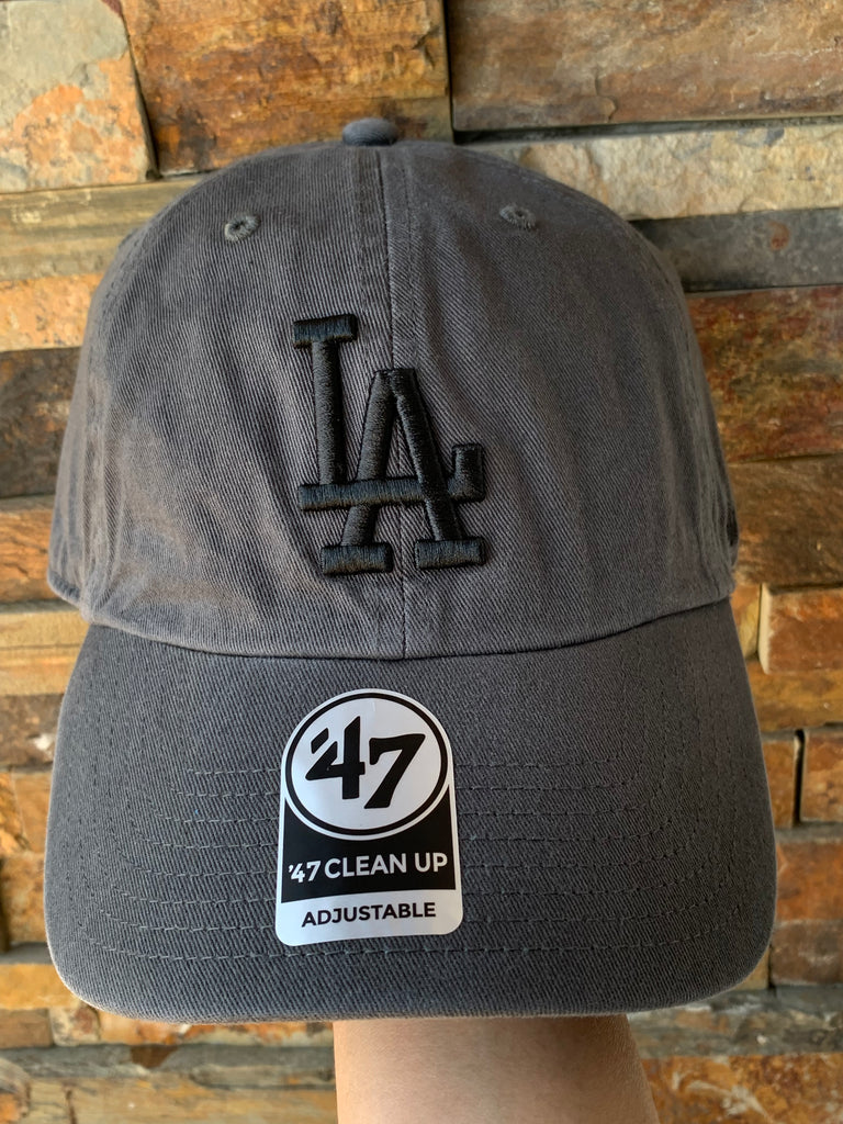 Los Angeles Dodgers Charcoal Clean Up Hat