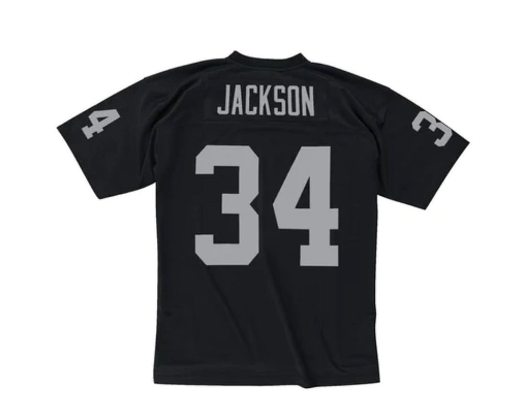 Las Vegas Raiders Bo Jackson Throwback Legacy Mitchell & Ness Men’s Bl ...